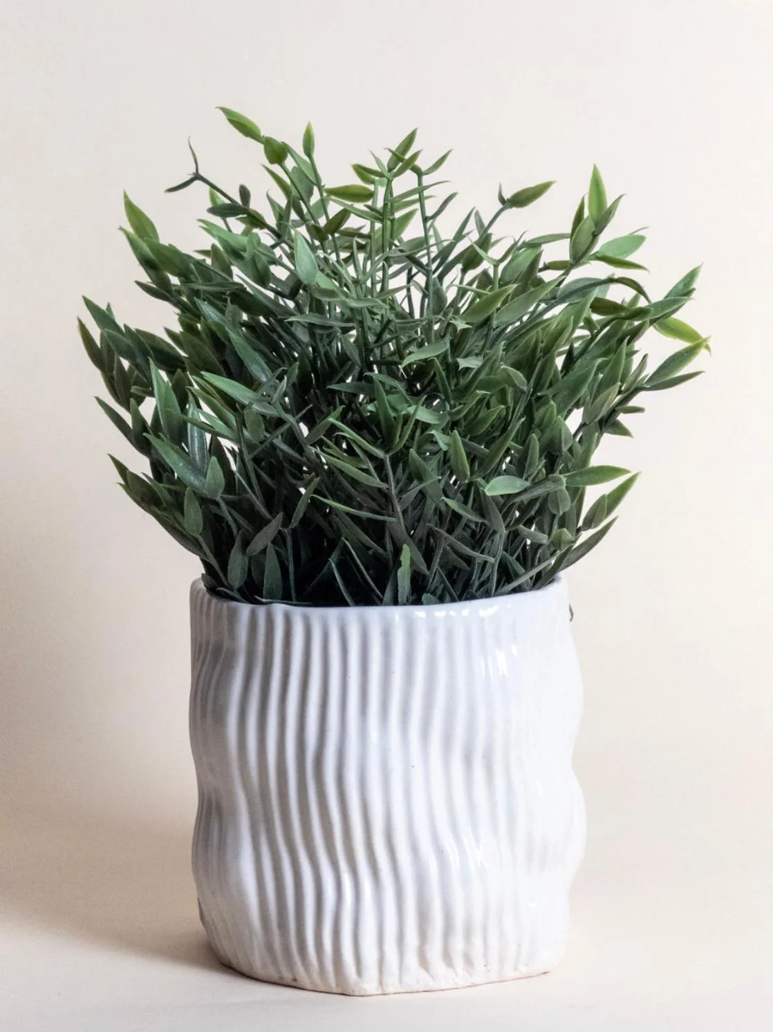 Classic Ceramic Planter — 5" Dia × 4.5" Height
