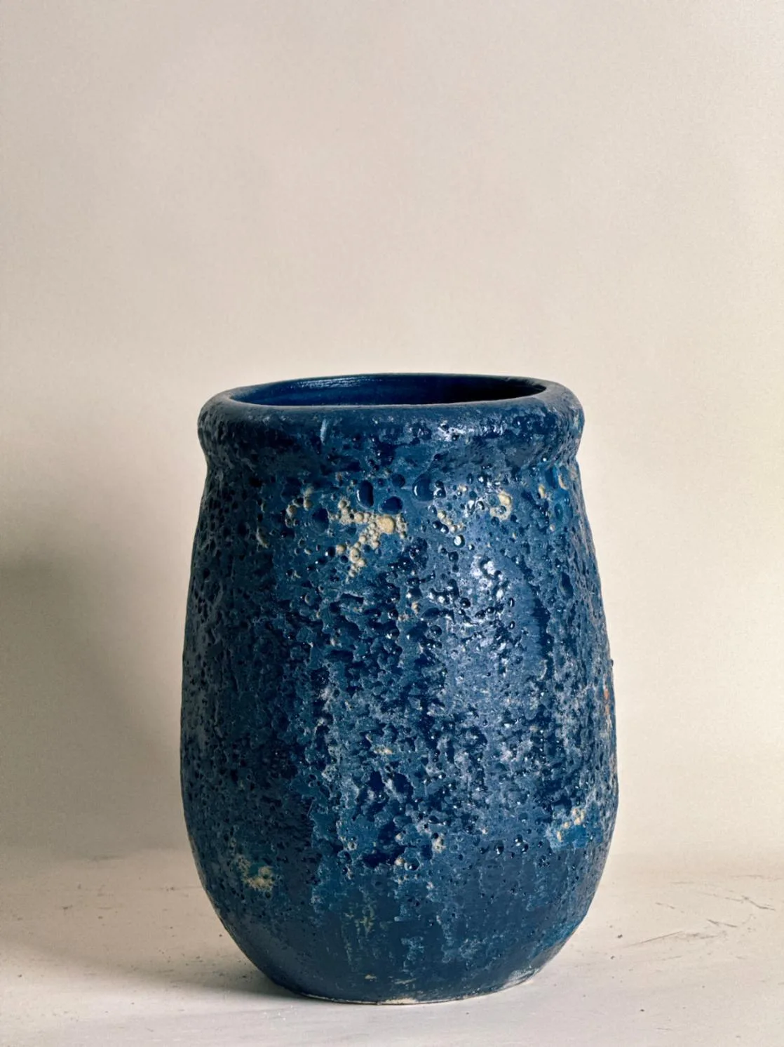 Classic Ceramic Planter — 8" Dia × 12.5" Height