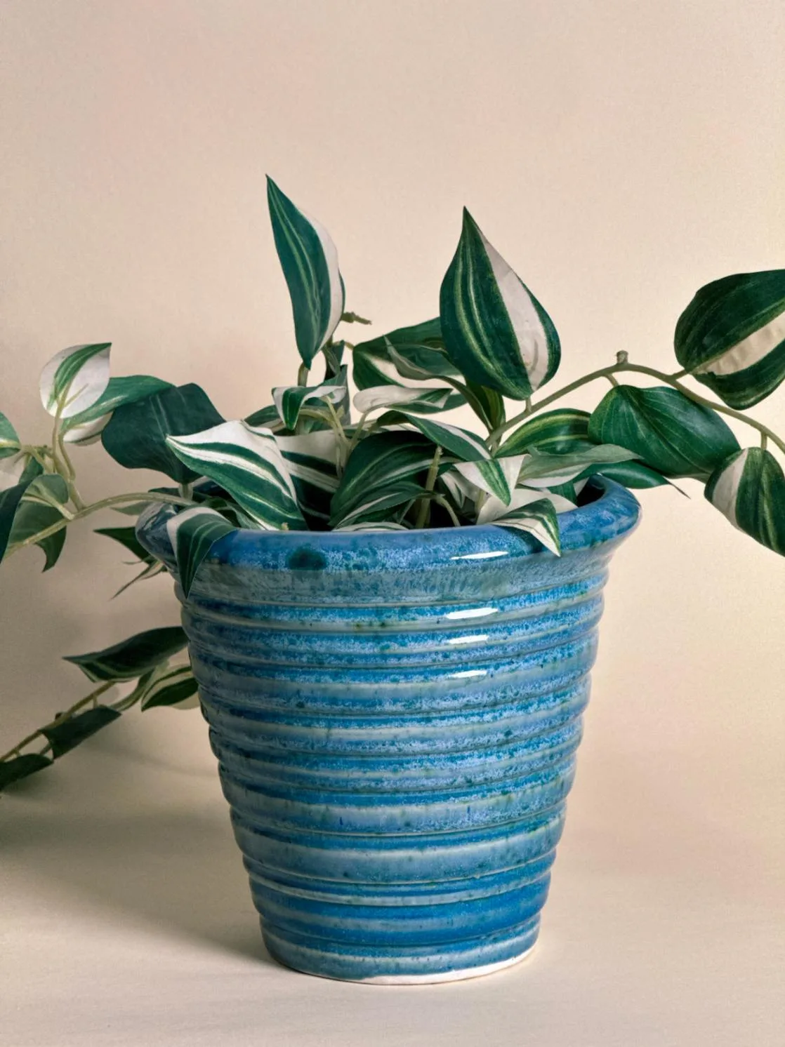 Classic Ceramic Planter — 8" Dia × 7.5" Height — Primary View
