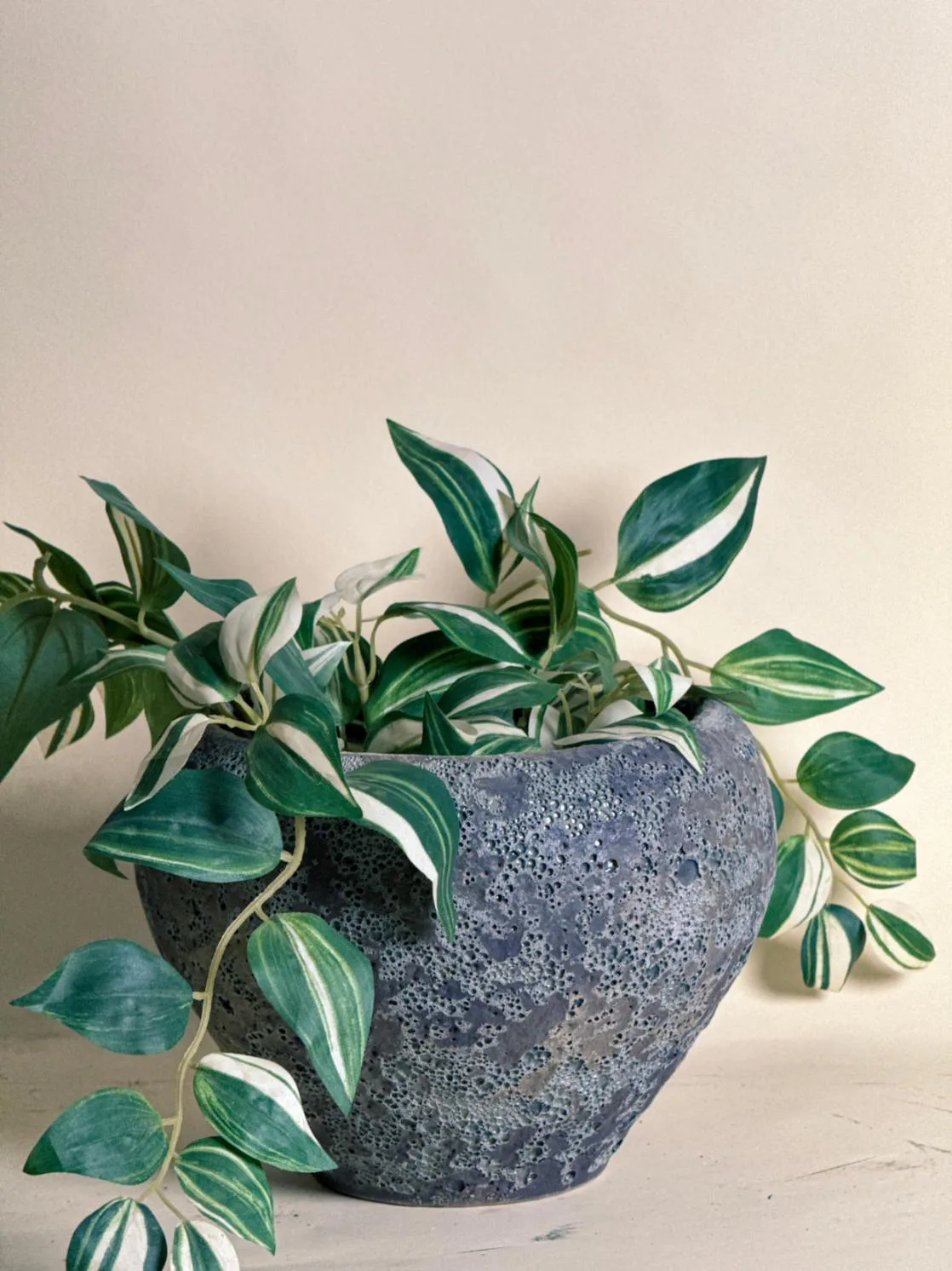 Classic Ceramic Planter — 9" Dia × 7" Height — Primary View