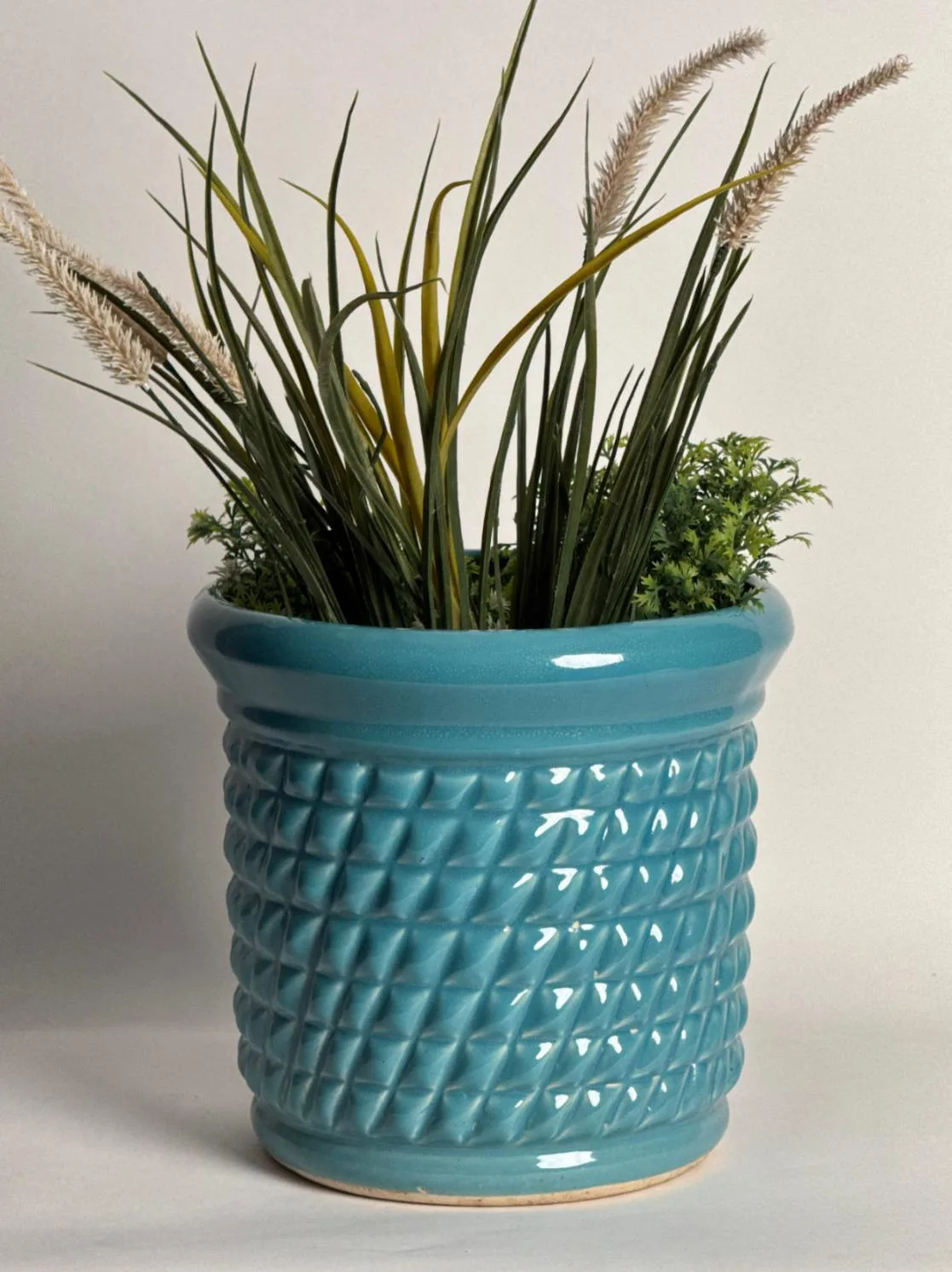 Classic Ceramic Planter — 10" Dia × 9" Height — Primary View
