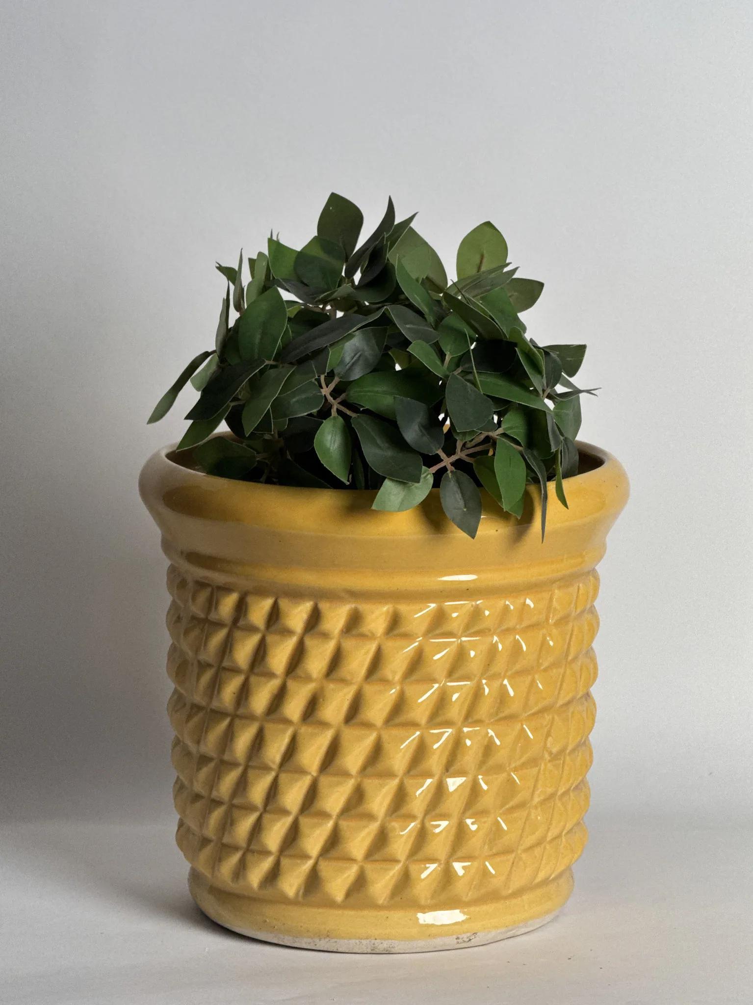 Classic Ceramic Planter — 10" Dia × 9" Height — Primary View