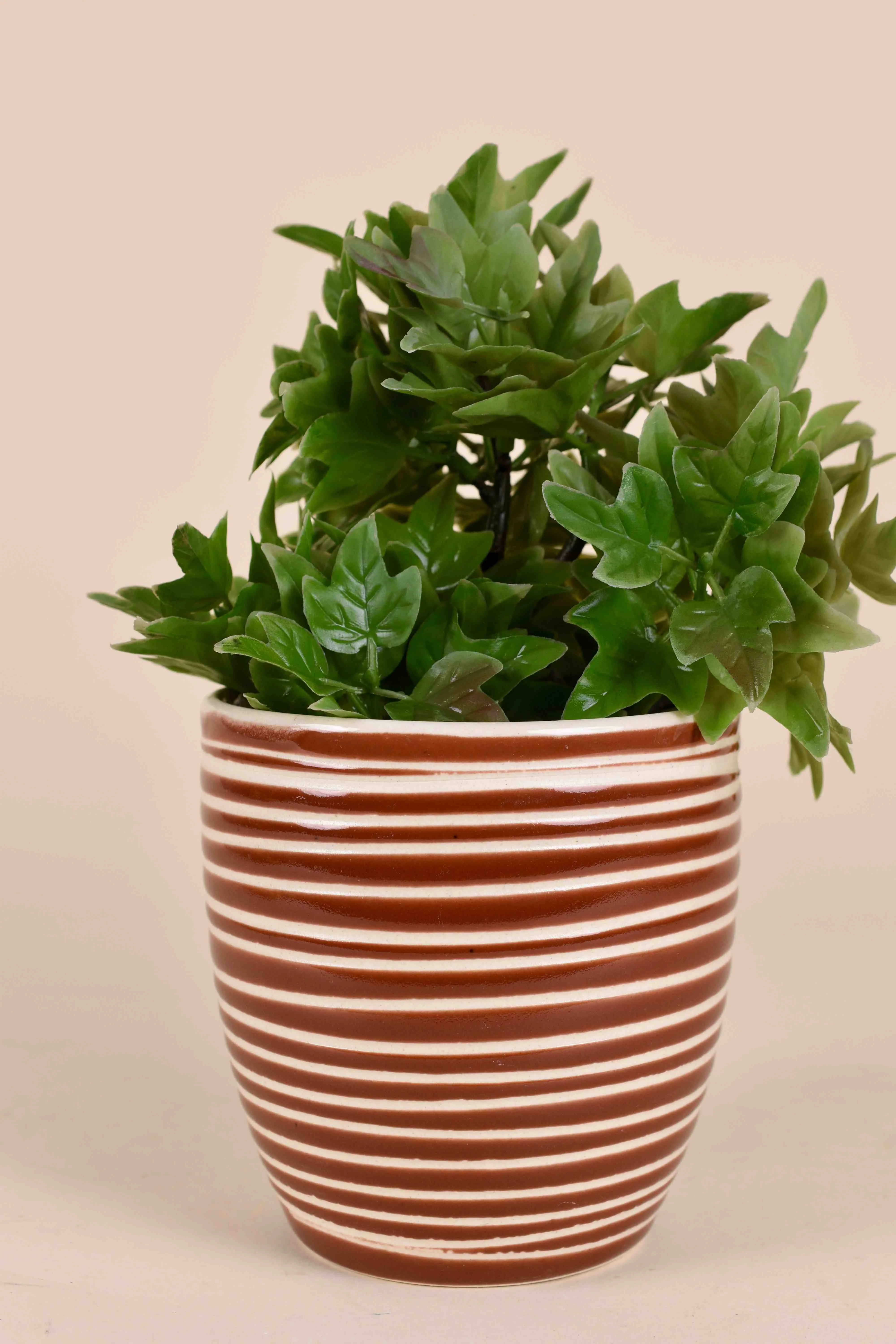 Classic Ceramic Planter — 3" Dia × 3" Height — Primary View