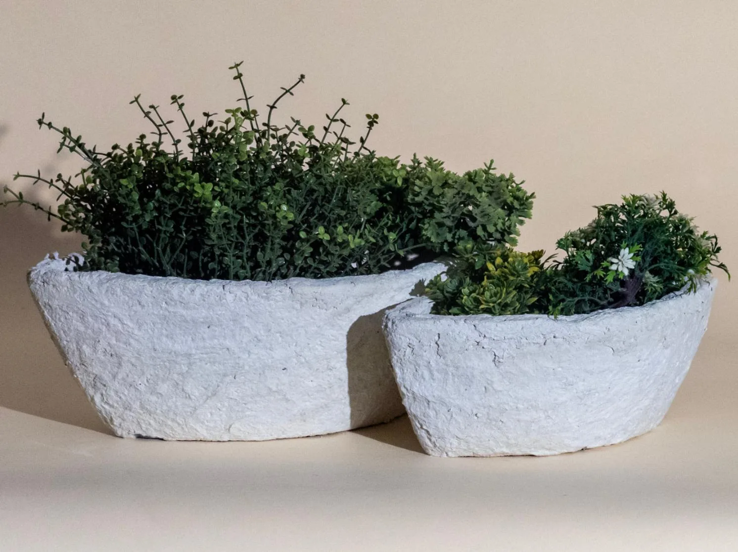 Classic Ceramic Planter — 9" Dia × 7" Height — Primary View