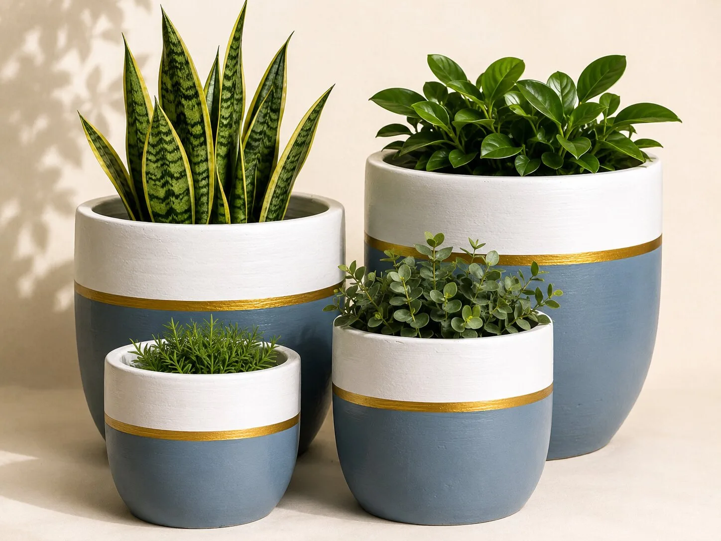 Classic Ceramic Planter — 9" Dia × 9" Height — Primary View