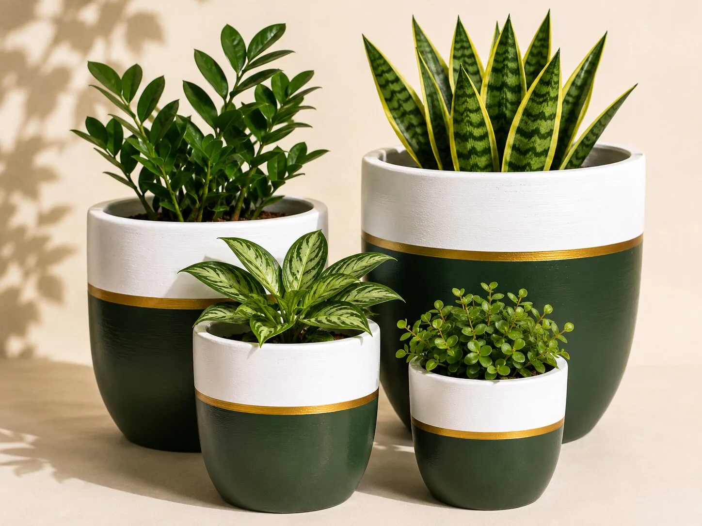 Classic Ceramic Planter — 8" Dia × 8" Height — Primary View