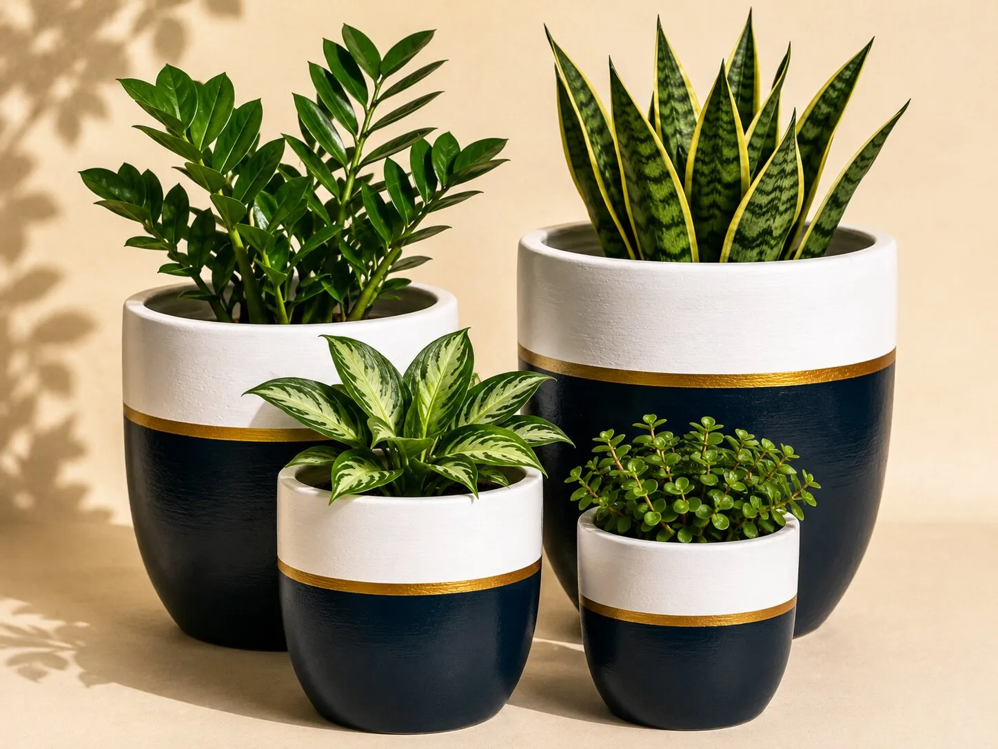 Classic Ceramic Planter — 8" Dia × 8" Height — Primary View