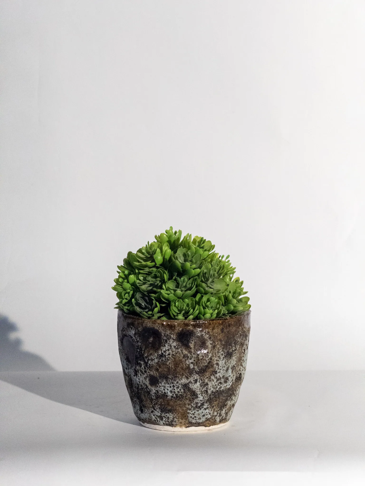 Classic Ceramic Planter — 6" Dia × 5" Height — Primary View