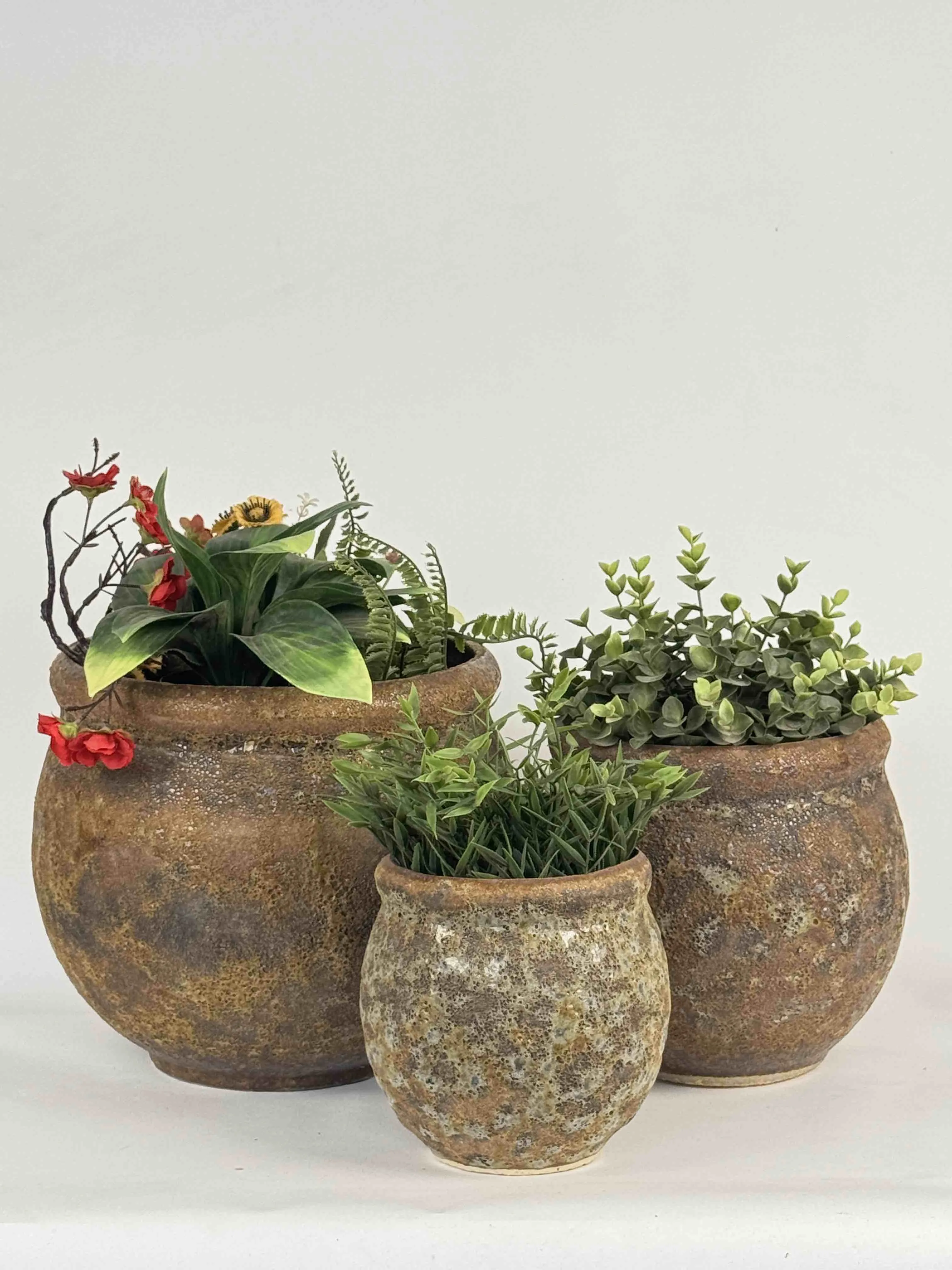 Classic Ceramic Planter Set of 3 (3" Dia) — Primary View