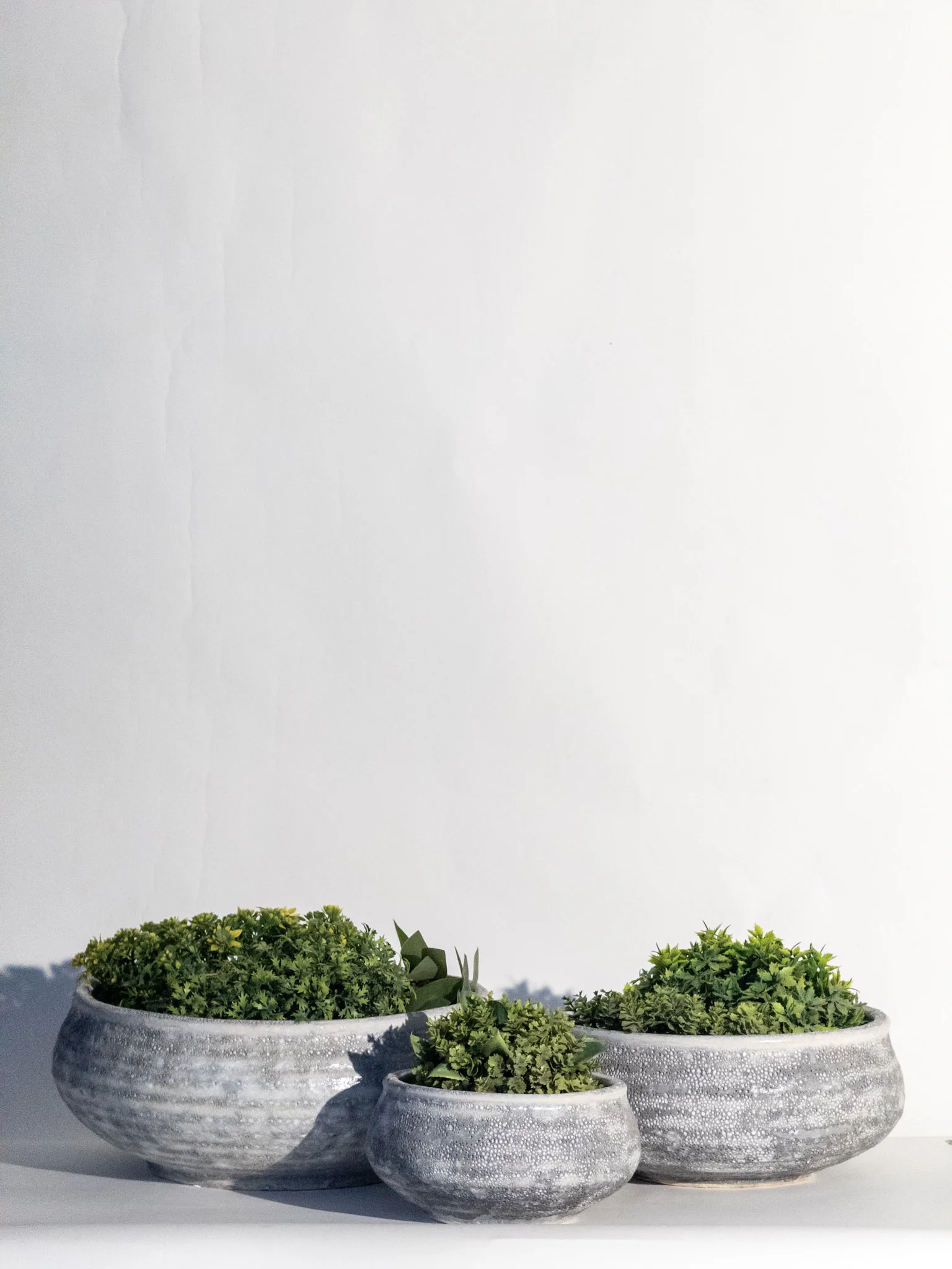 Classic Ceramic Planter — 6" Dia × 5" Height — Primary View