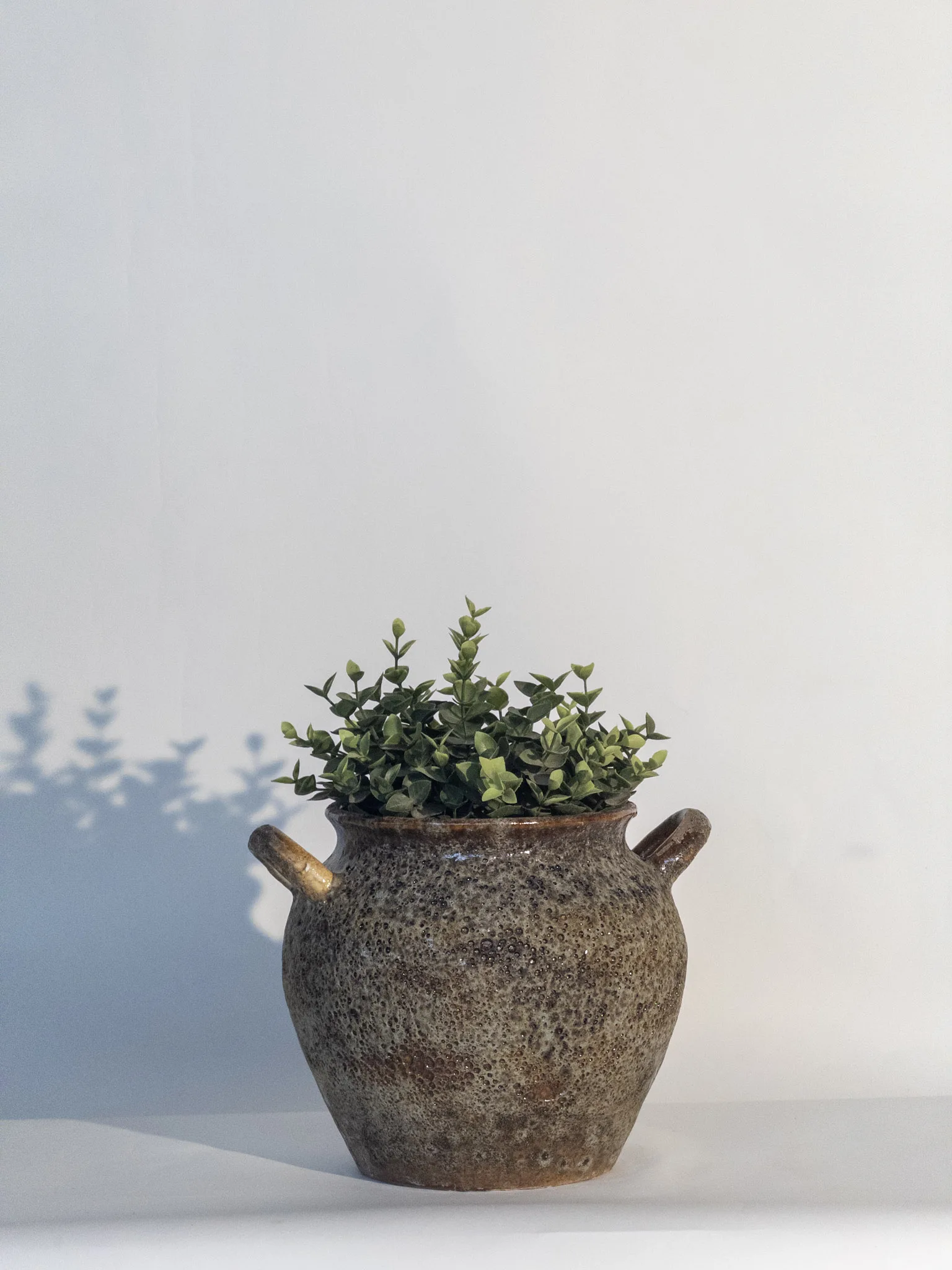 Classic Ceramic Planter — 4" Dia × 3" Height — Primary View