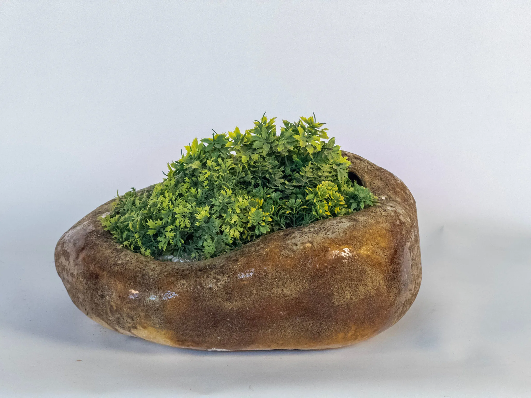 Classic Ceramic Planter — 4" Dia × 3" Height — Primary View