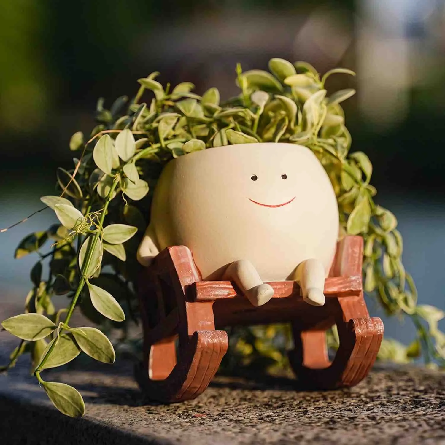 Classic Ceramic Planter — 6.5" Dia × 6.5" Height — Primary View