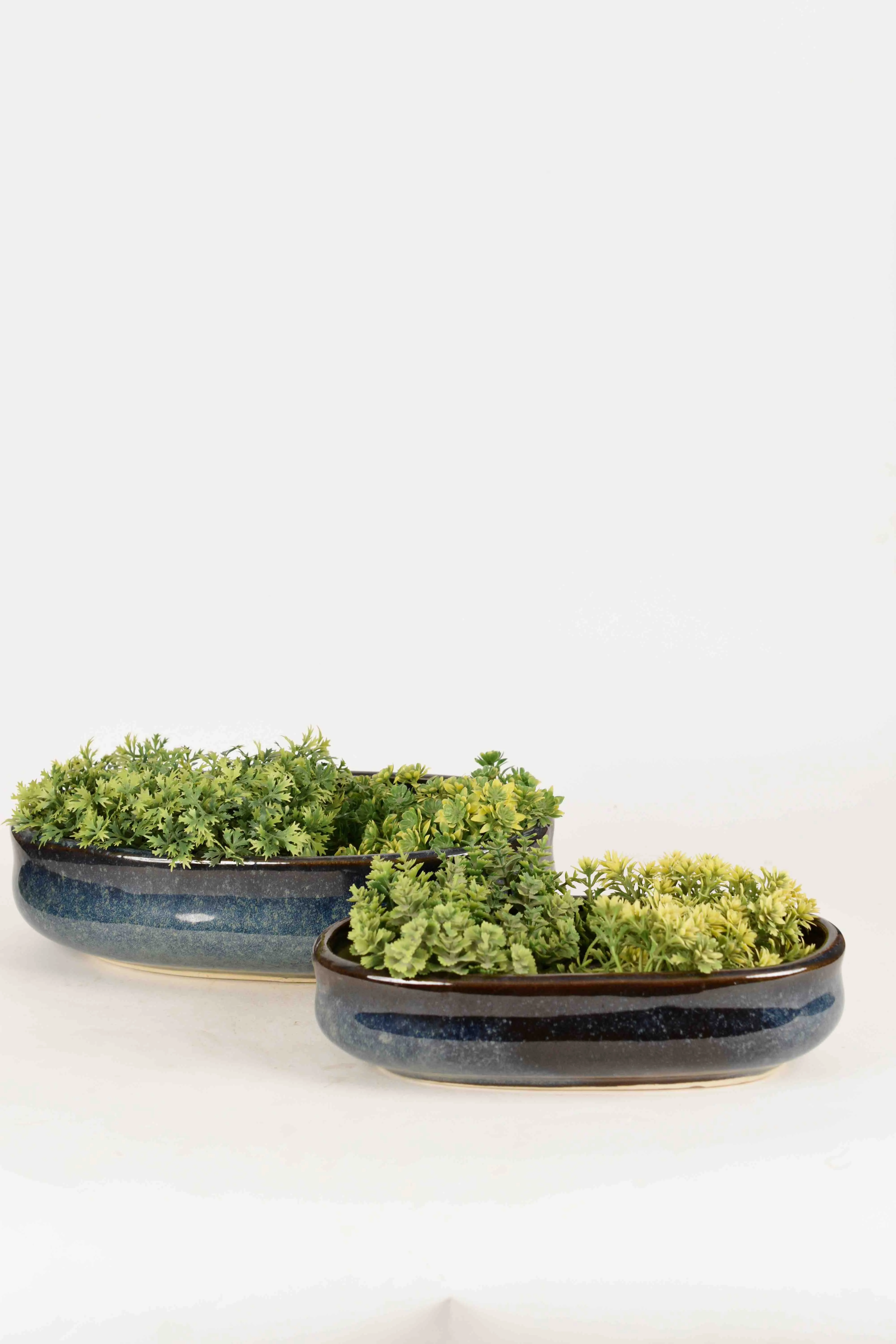 Classic Ceramic Planter — 4" Dia × 3.5" Height — Primary View