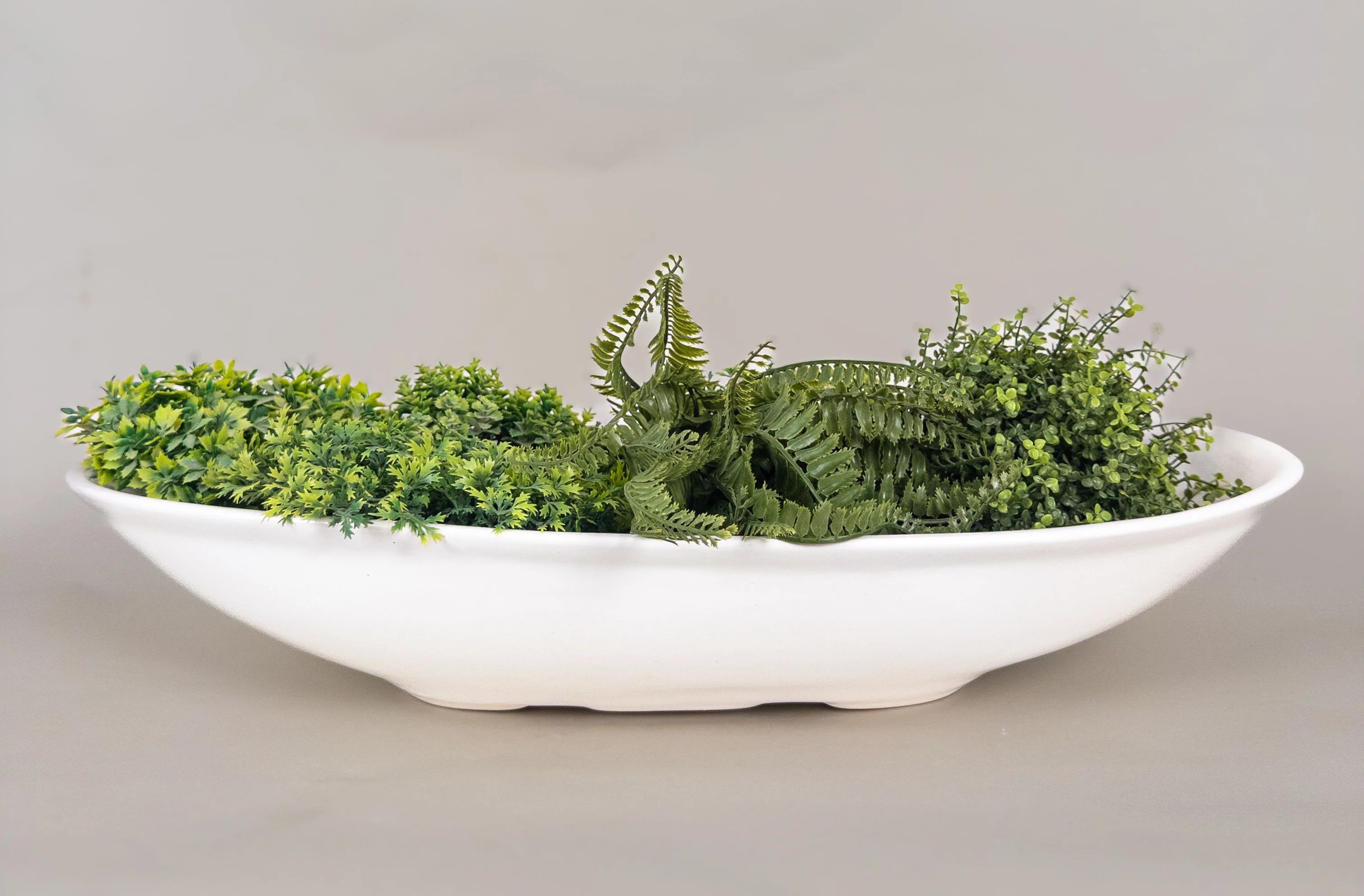 Classic Ceramic Planter — 6" Dia × 7" Height — Primary View