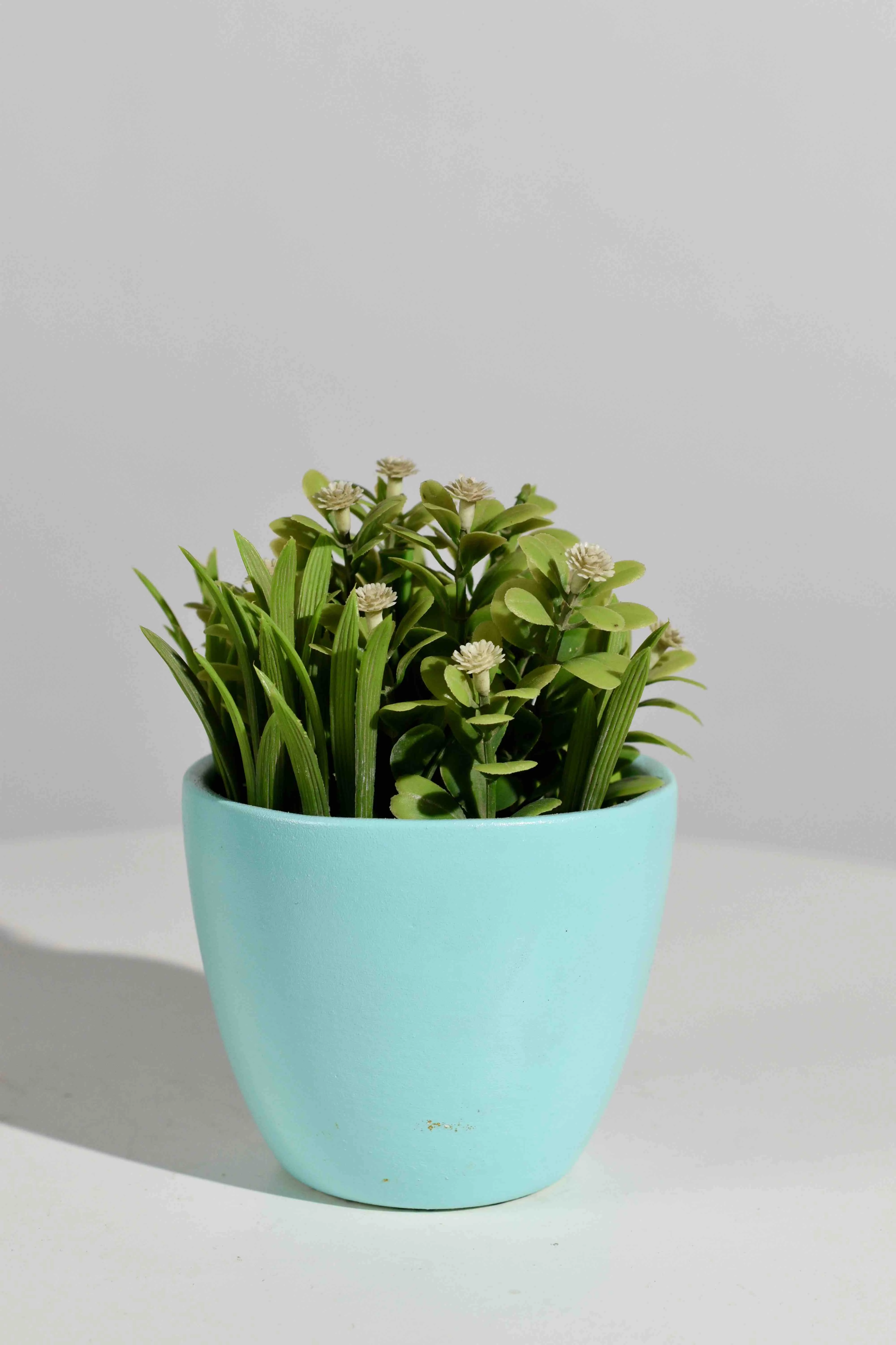 Classic Ceramic Planter — 3.5" Dia × 4" Height — Primary View