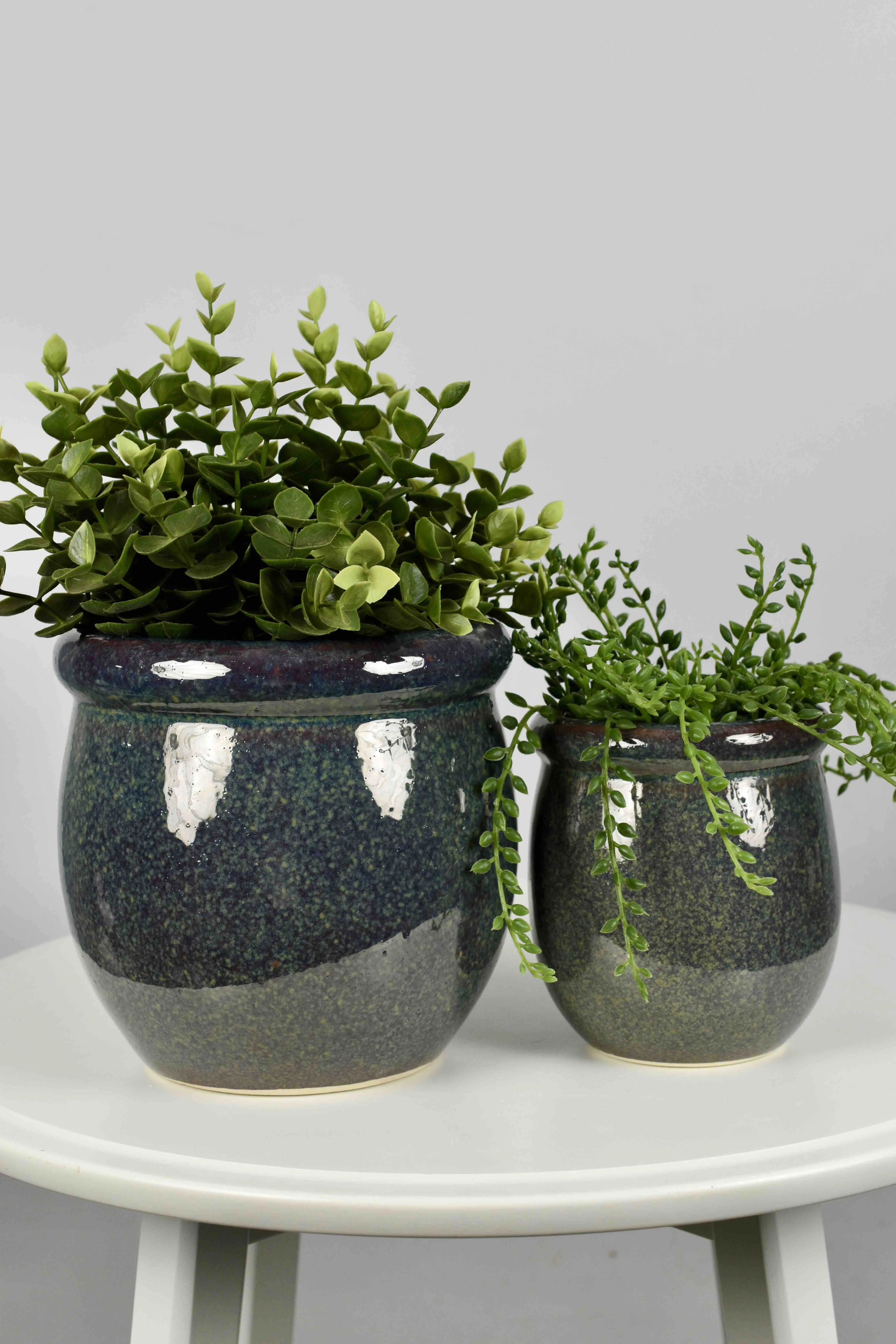Classic Ceramic Planter — 6" Dia × 5" Height — Primary View