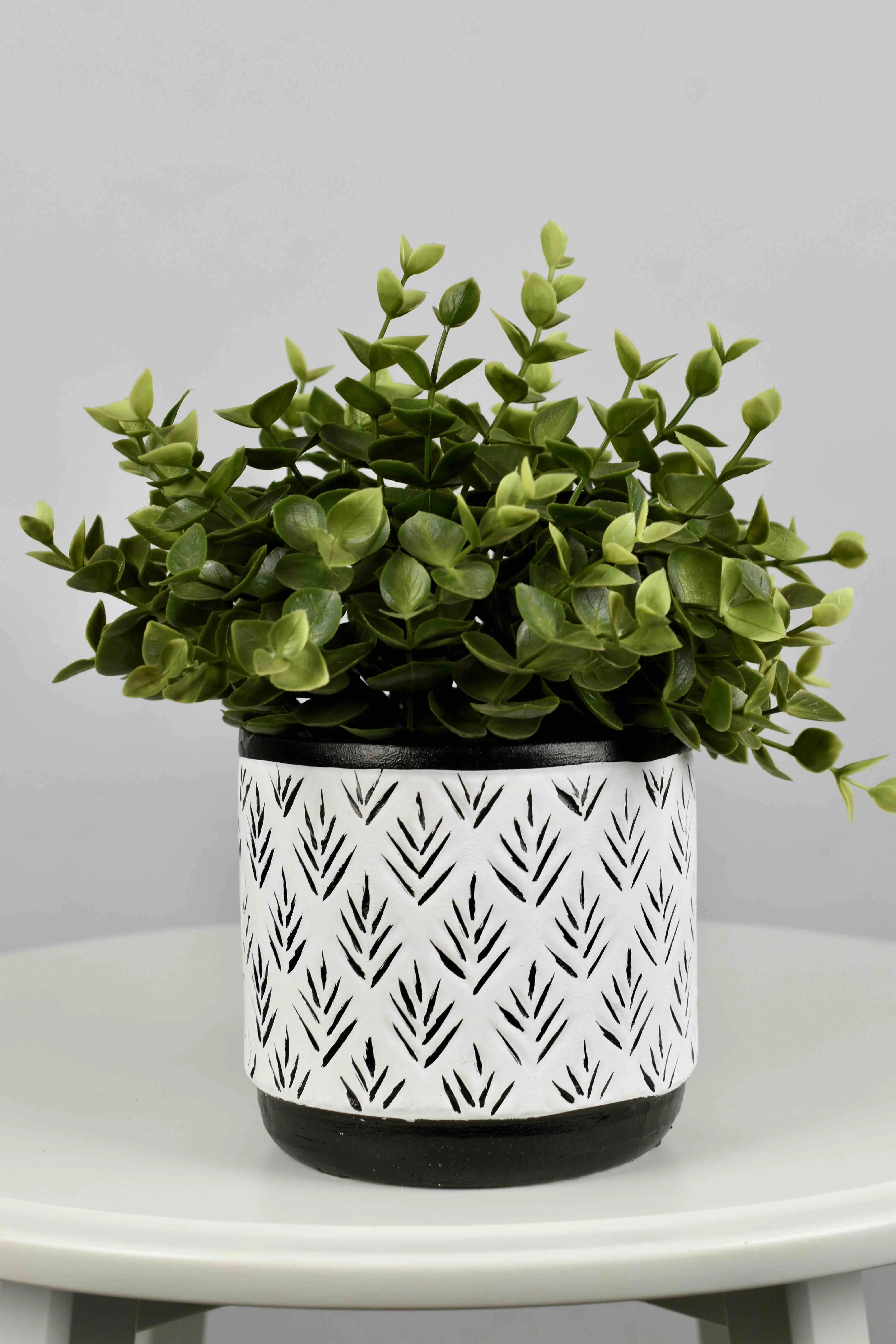 Classic Ceramic Planter — 7" Dia × 6.5" Height — Primary View