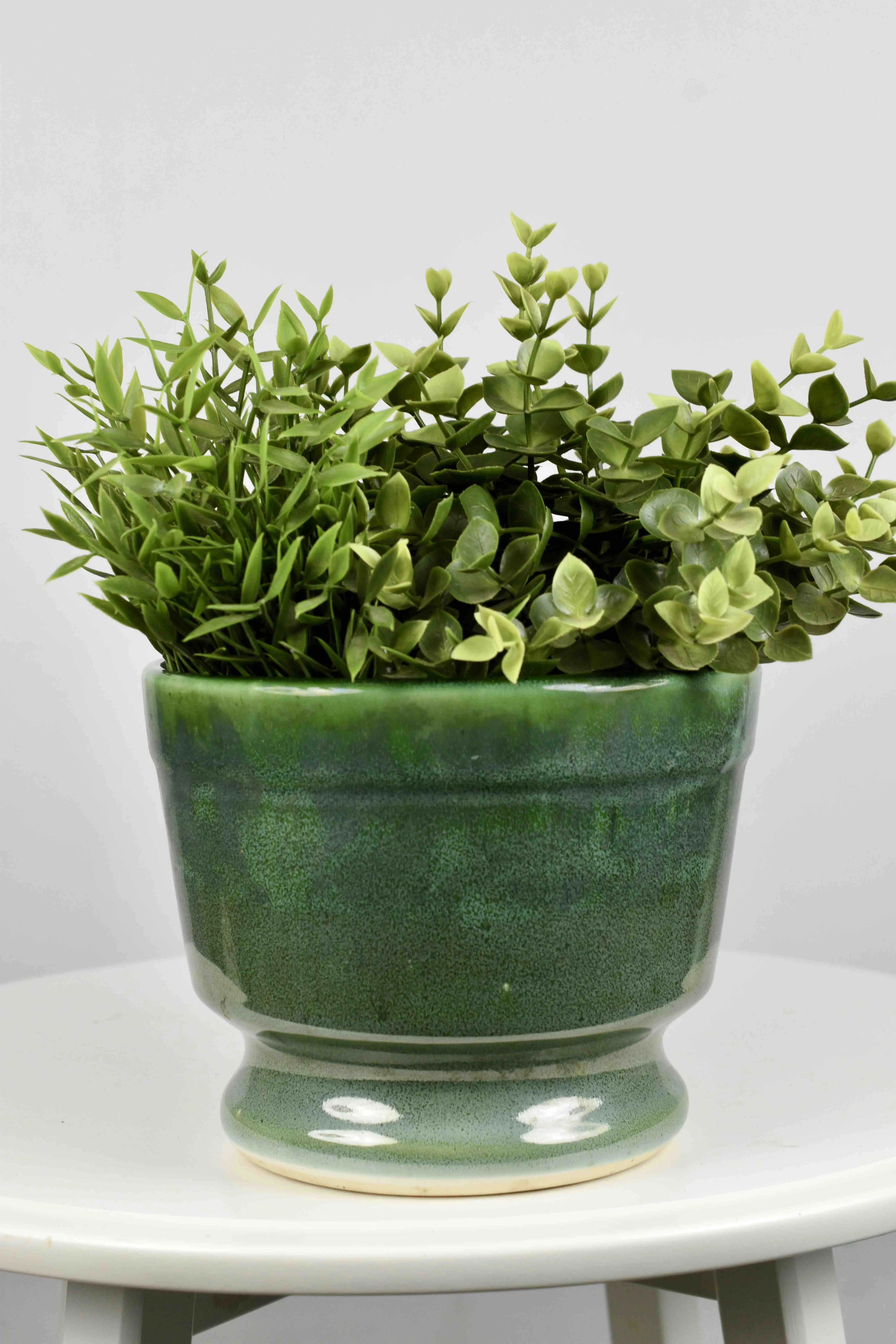 Classic Ceramic Planter — 5" Dia × 6" Height — Primary View