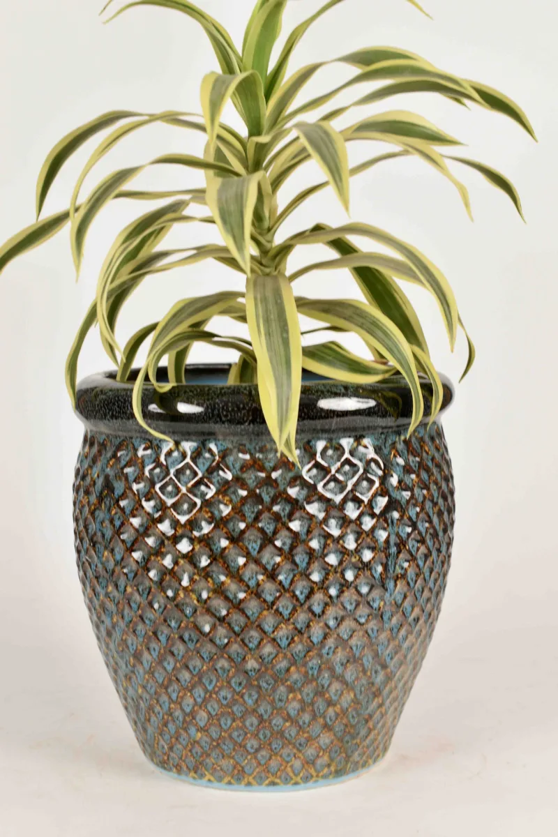Classic Ceramic Planter — 4" Dia × 5" Height — Primary View