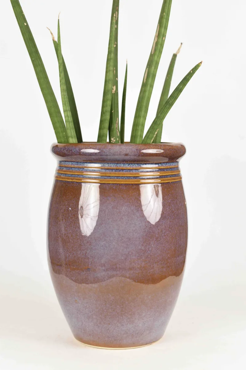 Classic Ceramic Planter — 4" Dia × 3.5" Height — Primary View