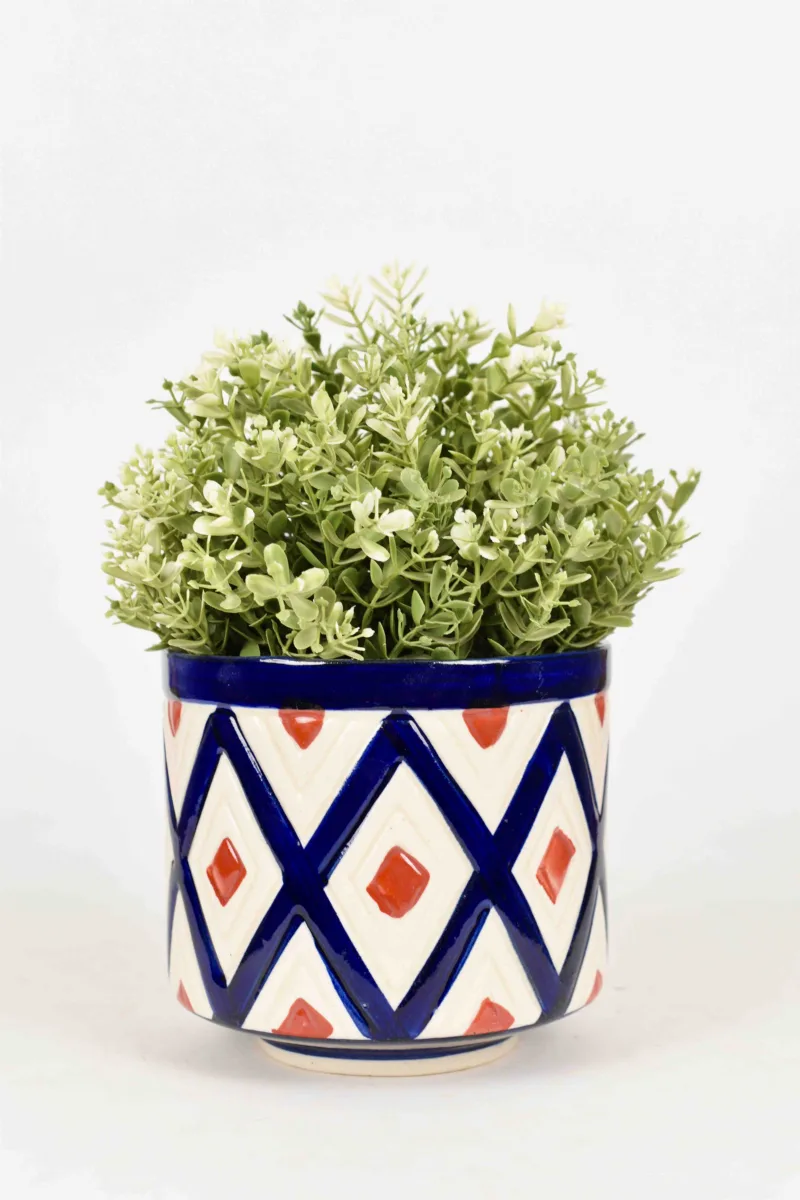 Classic Ceramic Planter — 7.5" Dia × 7.5" Height — Primary View