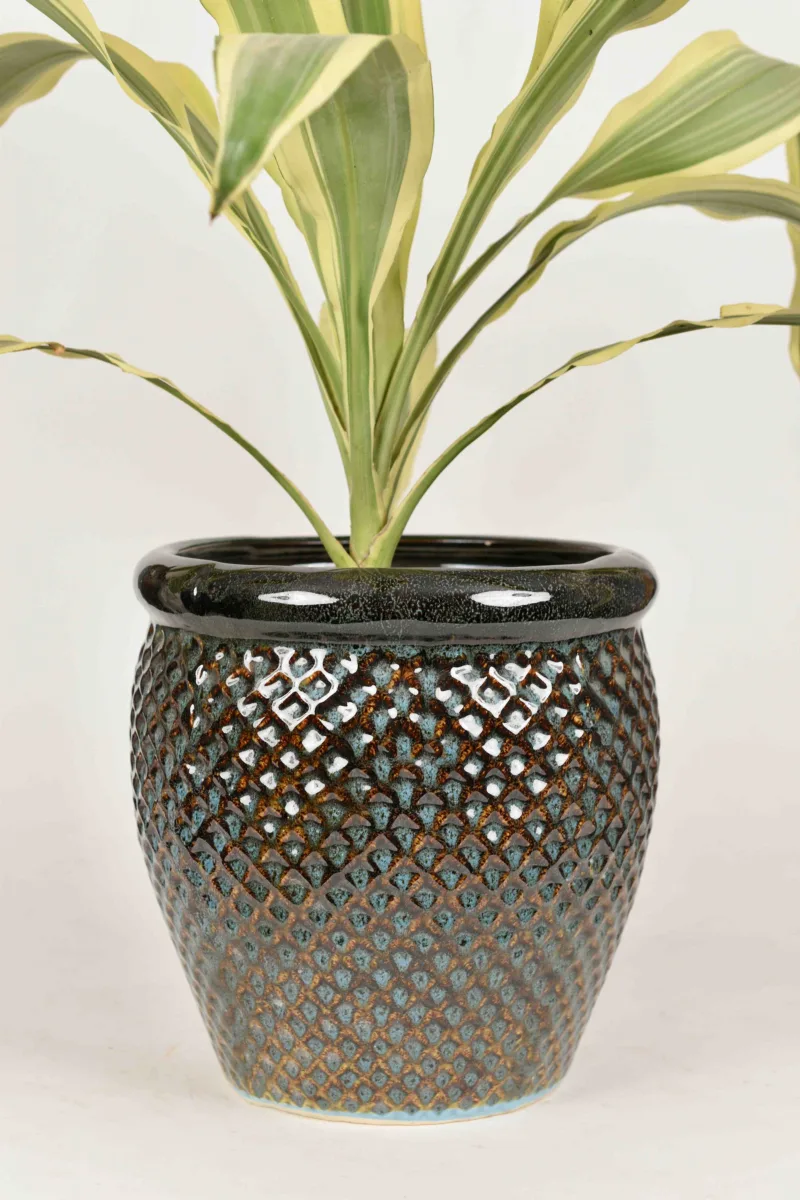 Classic Ceramic Planter — 5" Dia × 4.5" Height — Primary View