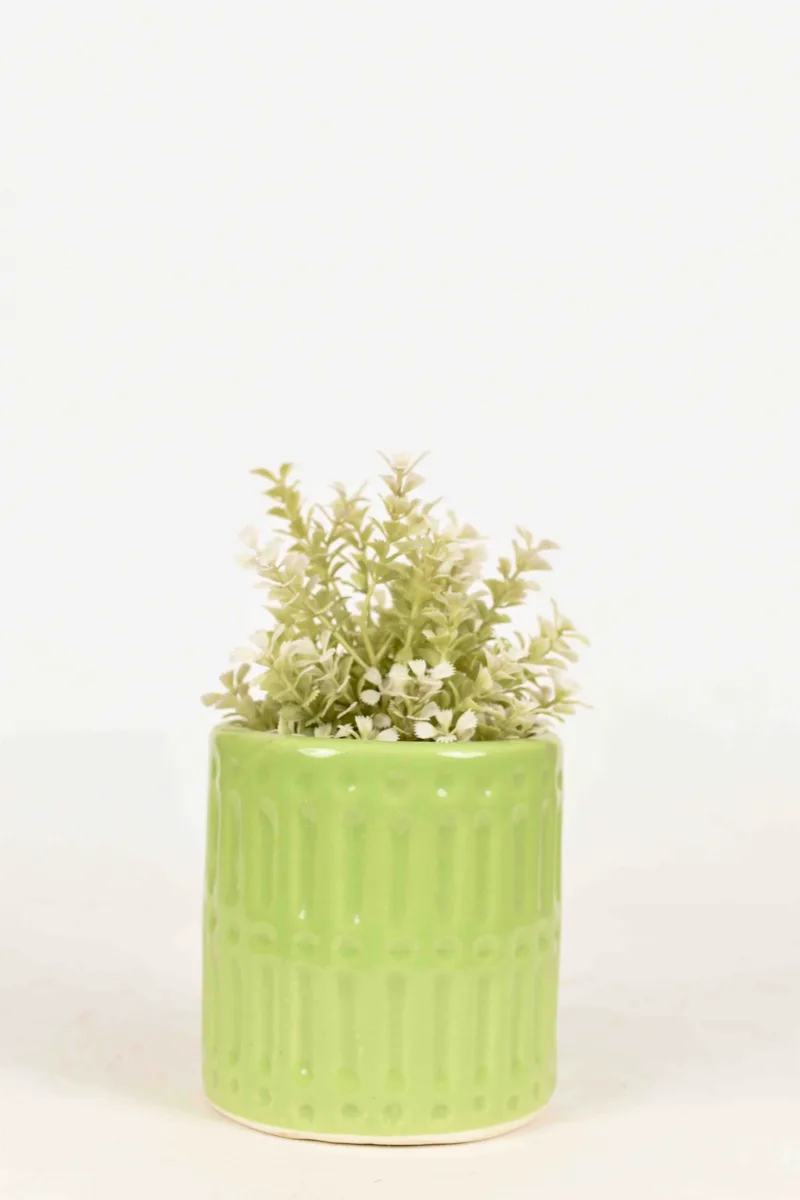 Classic Ceramic Planter — 8.5" Dia × 8.5" Height — Primary View