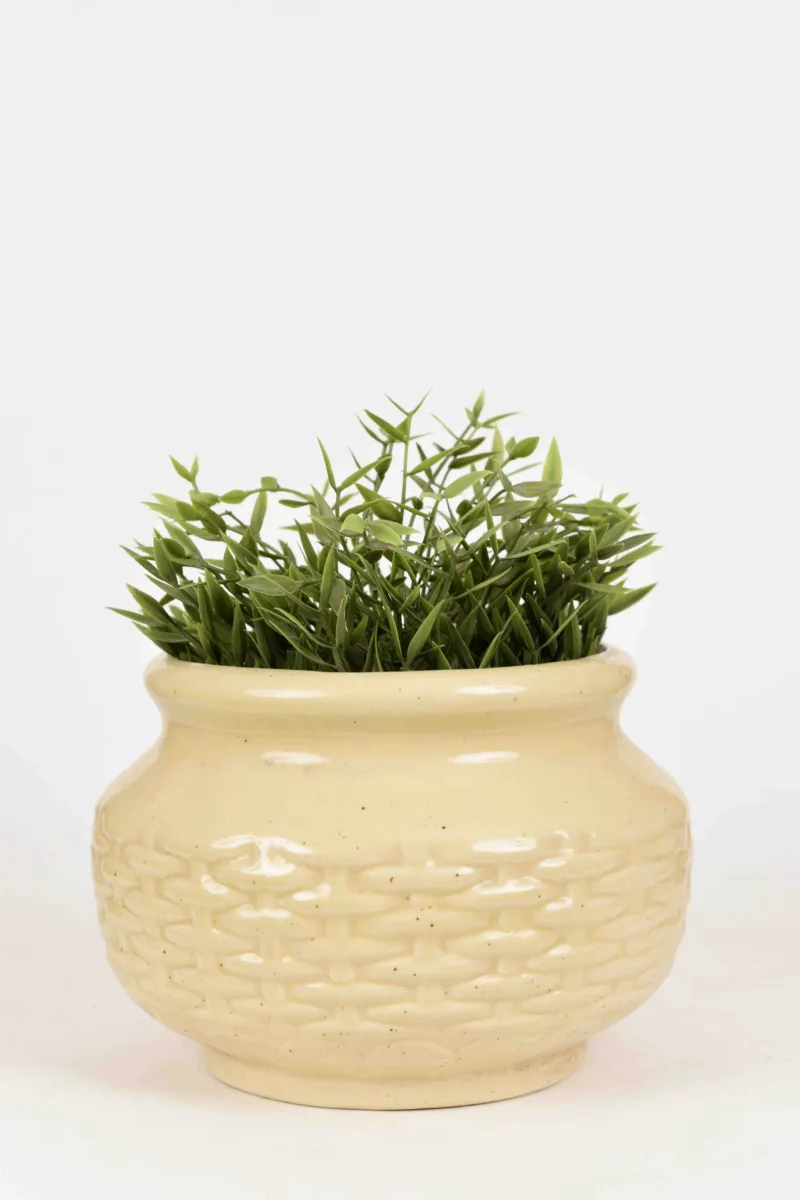 Classic Ceramic Planter — 10.5" Dia × 9.5" Height — Primary View