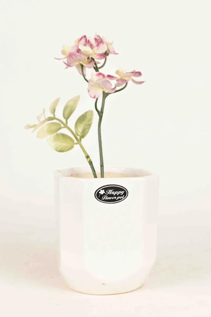 Classic Ceramic Planter — 9" Dia × 8" Height — Primary View