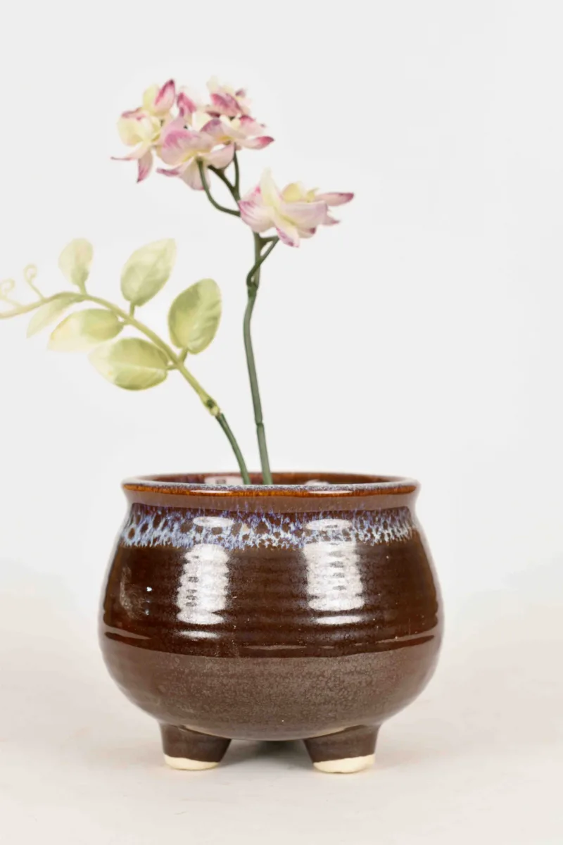 Classic Ceramic Planter — 3.5" Dia × 3.5" Height — Primary View