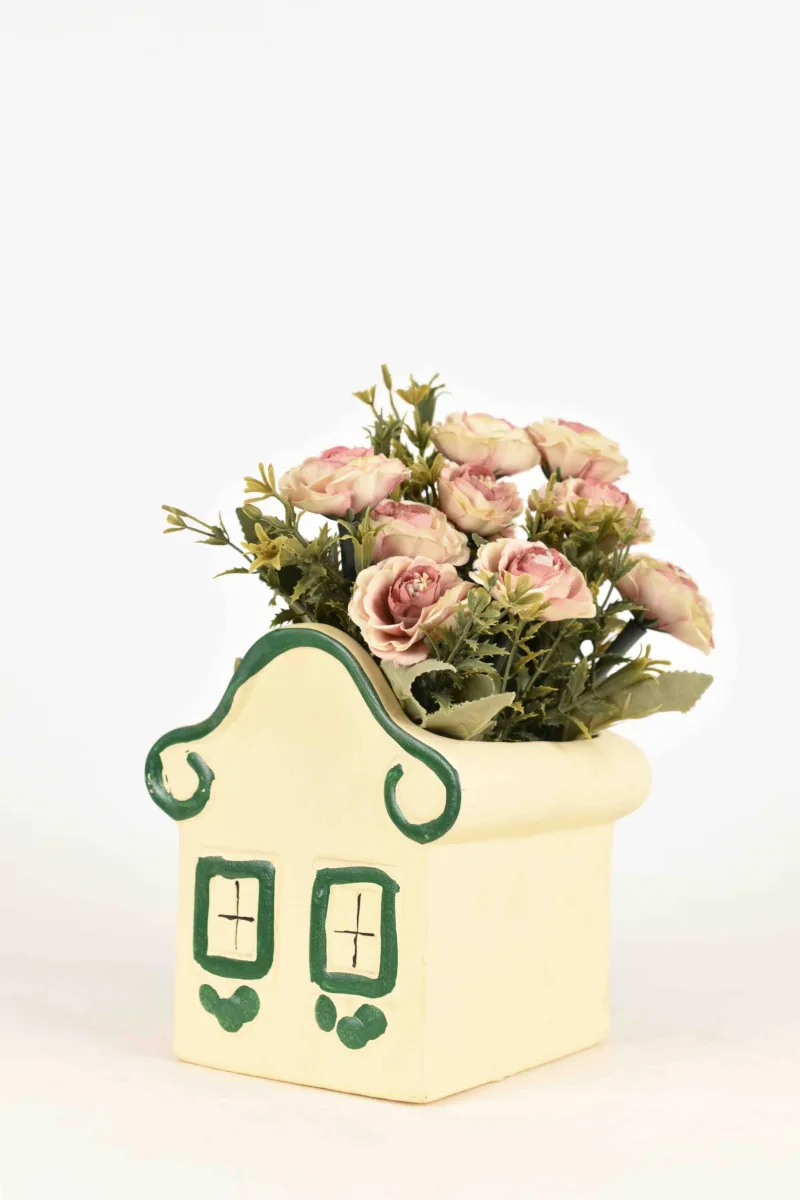 Classic Ceramic Planter — 5" Dia × 4.5" Height — Primary View