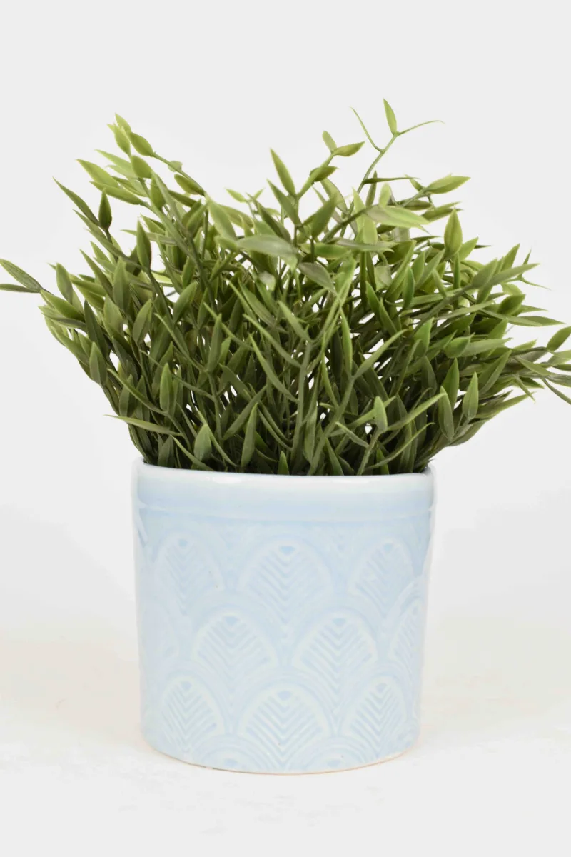 Classic Ceramic Planter — 9.5" Dia × 8.5" Height — Primary View