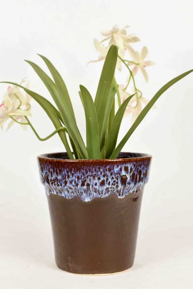 Classic Ceramic Planter — 8.5" Dia × 8" Height — Primary View