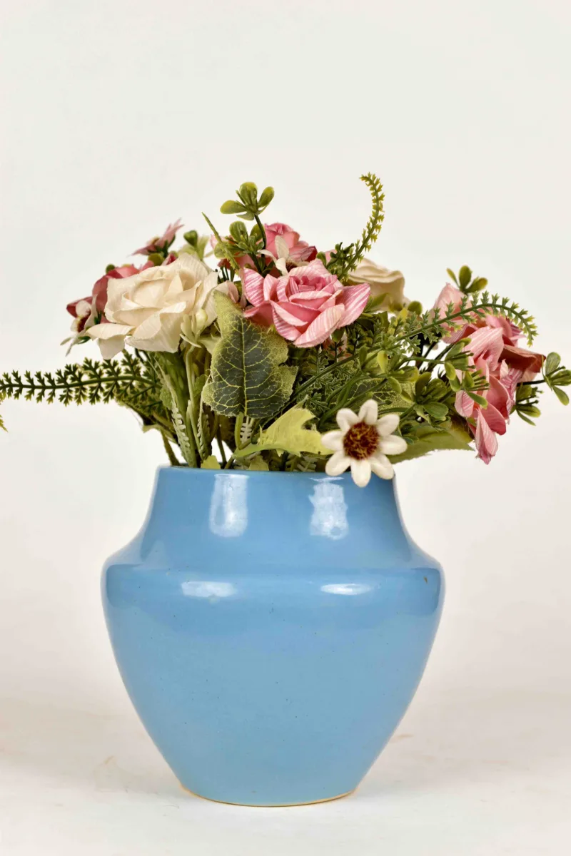 Classic Ceramic Planter — 9" Dia × 8" Height — Primary View