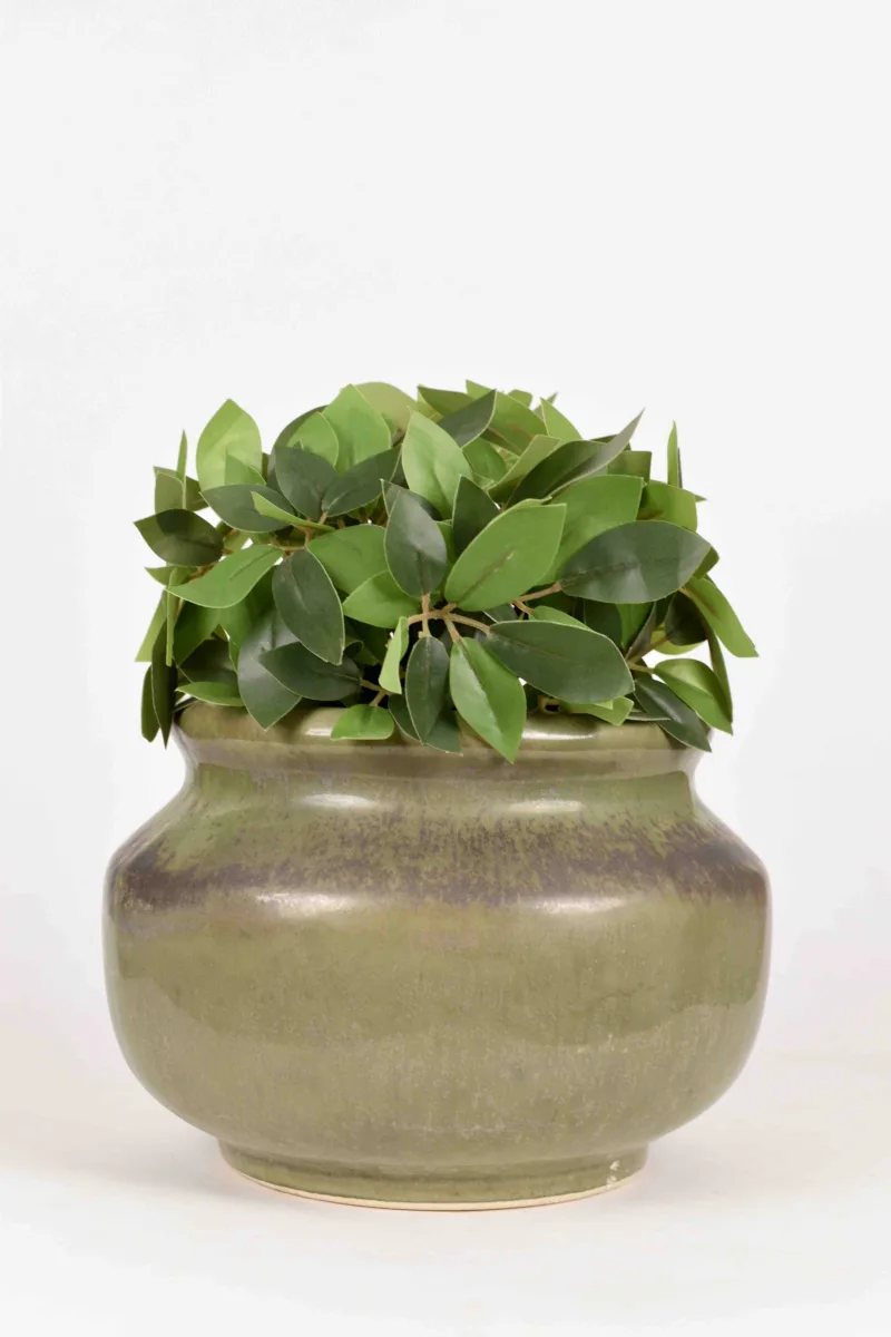 Classic Ceramic Planter — 6" Dia × 5" Height — Primary View