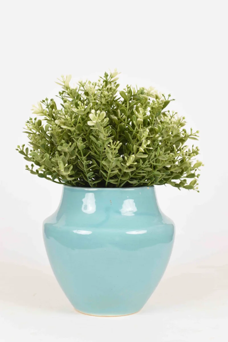 Classic Ceramic Planter — 13" Dia × 4" Height — Primary View