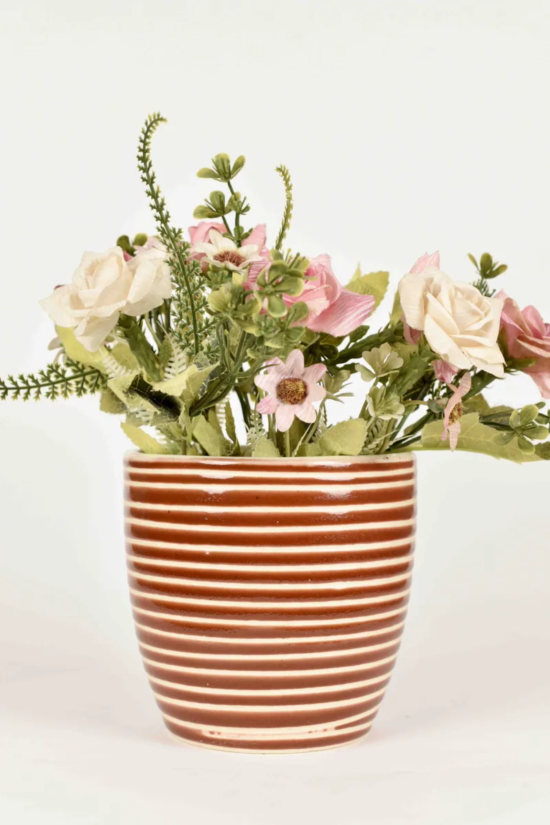 Classic Ceramic Planter — 3.5" Dia × 3.5" Height — Primary View