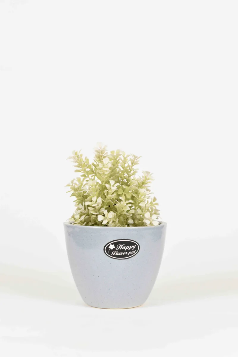 Classic Ceramic Planter — 4.5" Dia × 7" Height — Primary View