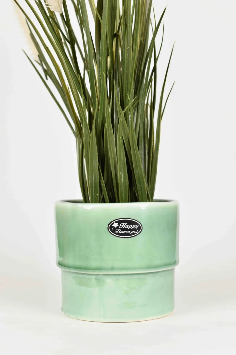 Classic Ceramic Planter — 4" Dia × 4" Height — Primary View