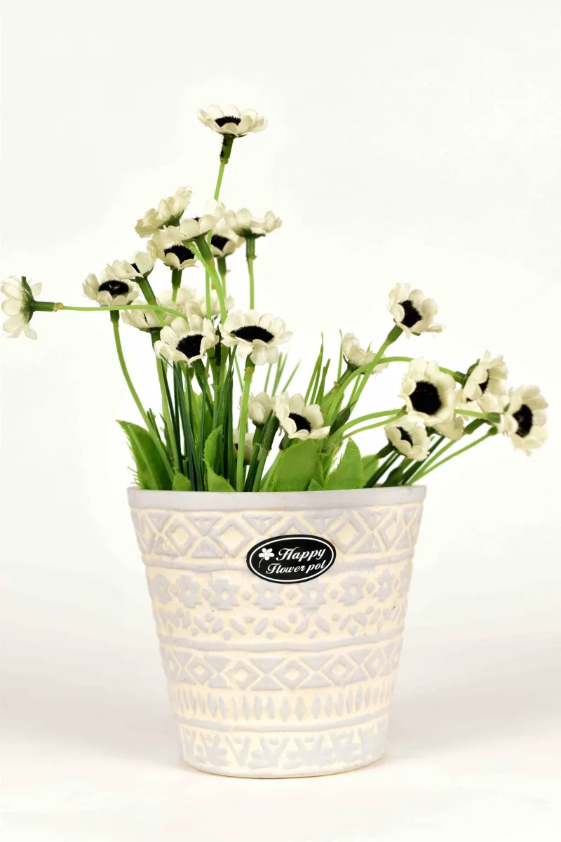 Classic Ceramic Planter — 4.5" Dia × 4.5" Height — Primary View