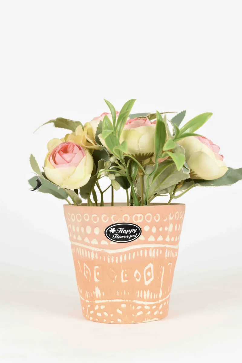 Classic Ceramic Planter — 4.5" Dia × 5" Height — Primary View