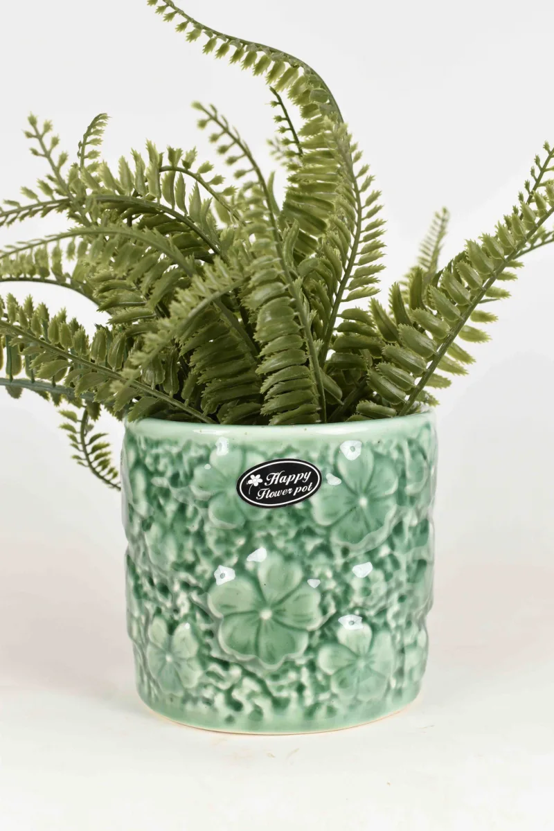 Classic Ceramic Planter — 5" Dia × 4" Height — Primary View