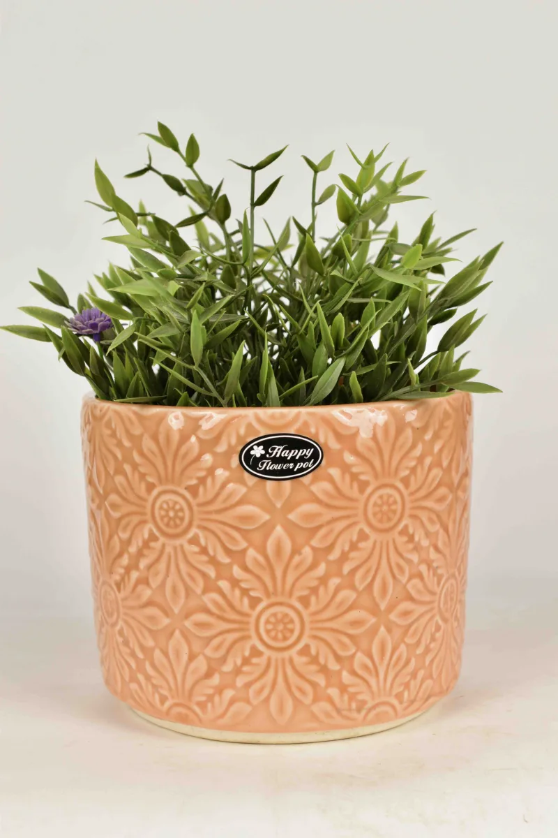 Classic Ceramic Planter — 4.5" Dia × 7" Height — Primary View