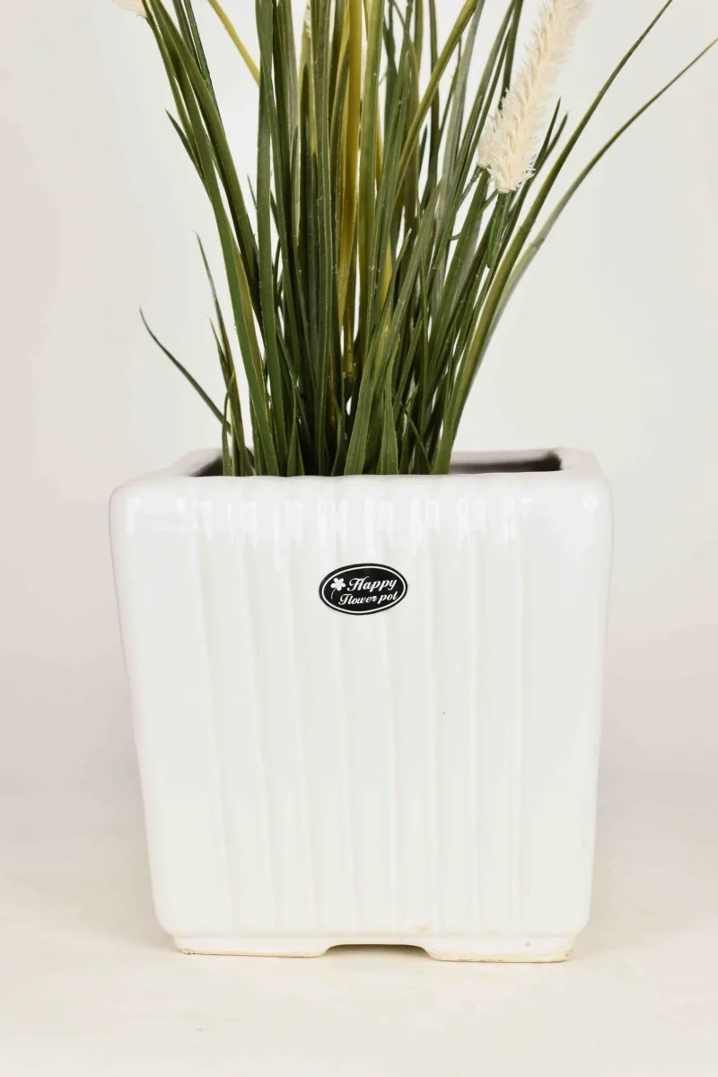 Classic Ceramic Planter — 4" Dia × 3" Height — Primary View