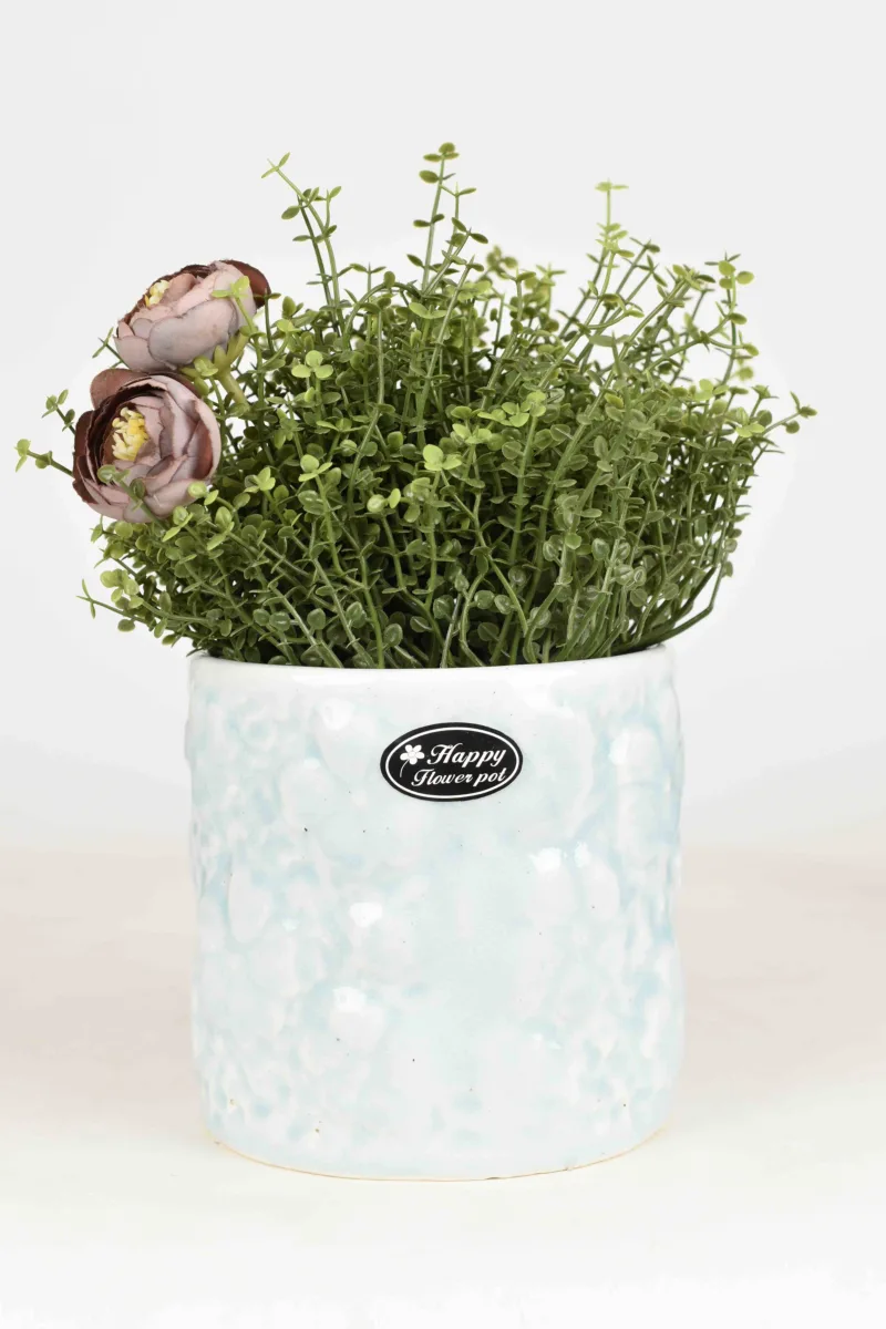 Classic Ceramic Planter — 6" Dia × 6" Height — Primary View