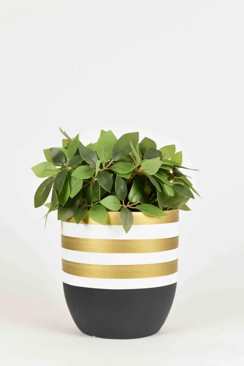 Classic Ceramic Planter — 8" Dia × 7" Height — Primary View
