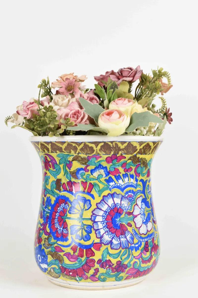 Classic Ceramic Planter — 9" Dia × 9" Height — Primary View