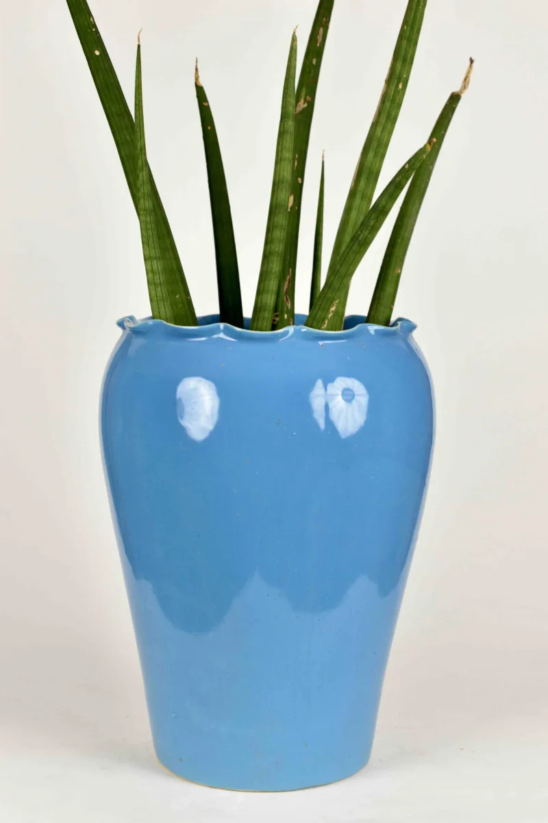 Classic Ceramic Planter — 7" Dia × 8.5" Height — Primary View