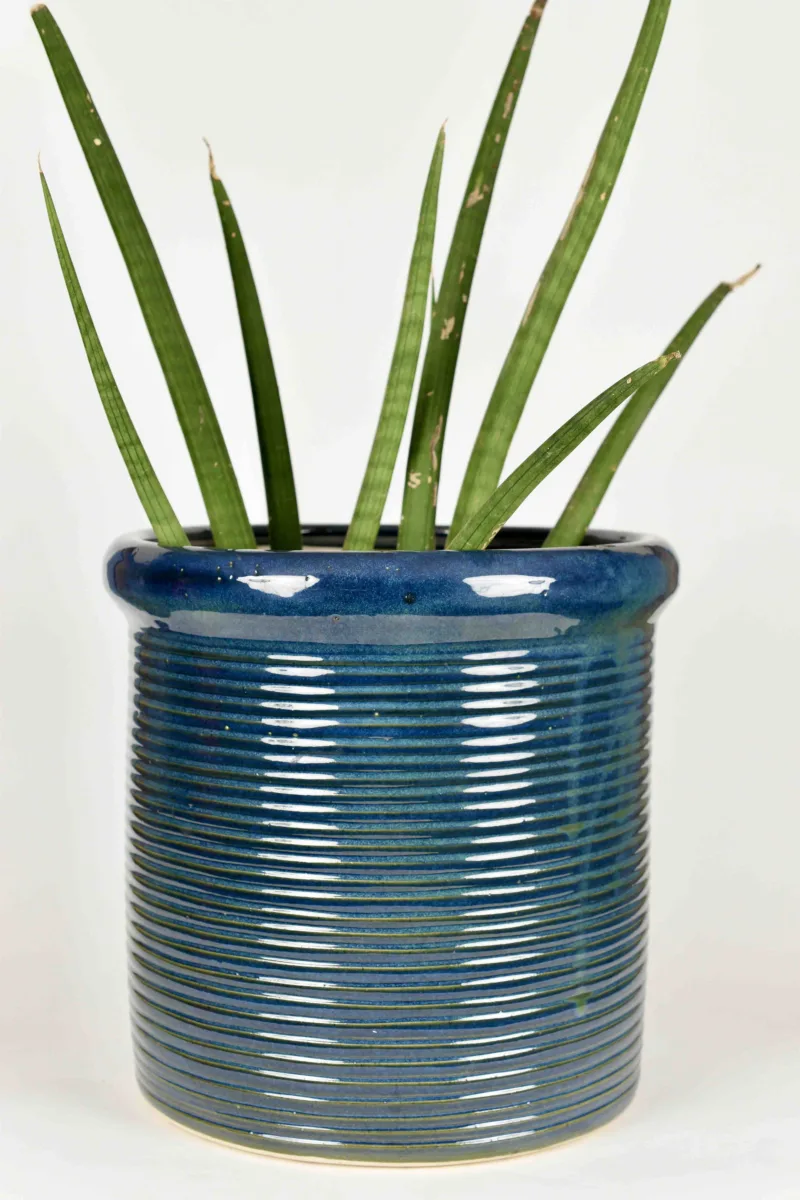 Classic Ceramic Planter — 9.5" Dia × 13.5" Height — Primary View